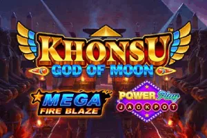 Playtech : Mega Fire Blaze: Khonsu God of Moon PowerPlay Jackpot - TROPICANA77